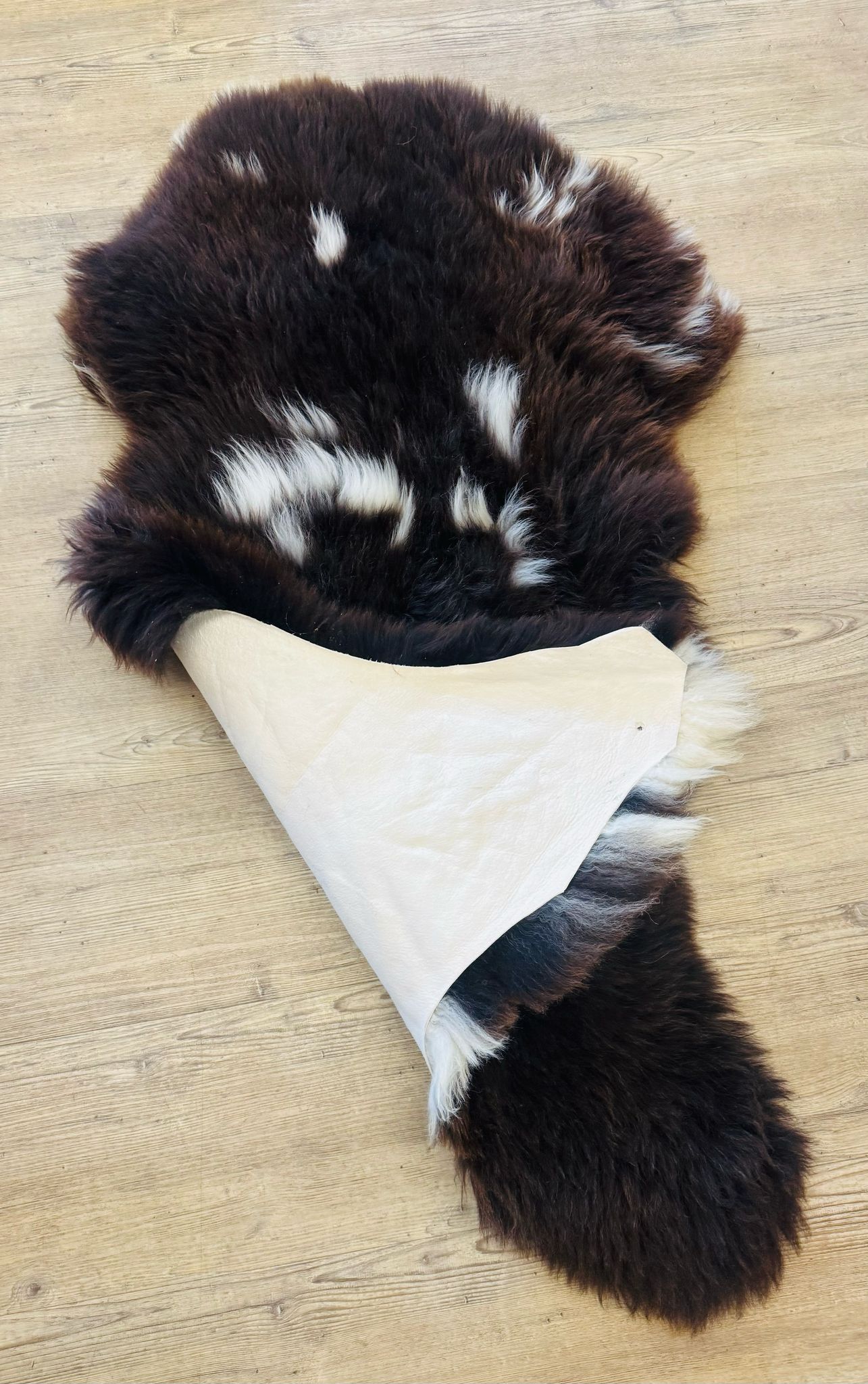 Geflecktes Lammfell Nr.13 *XXL*