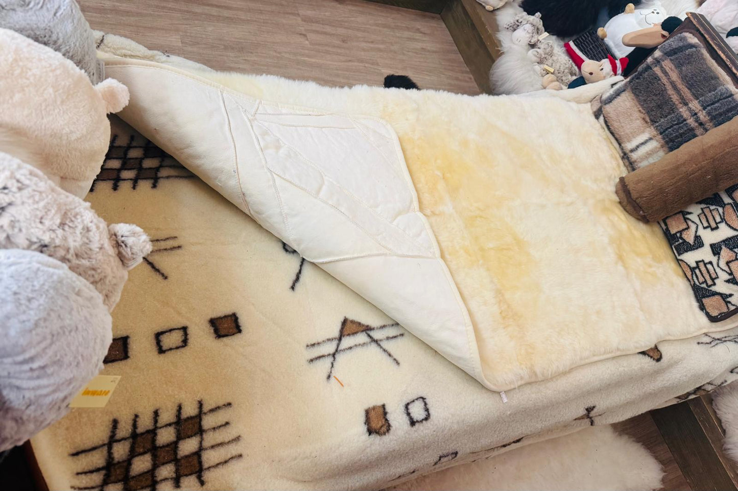 Lammfell Unterbett 100x200cm