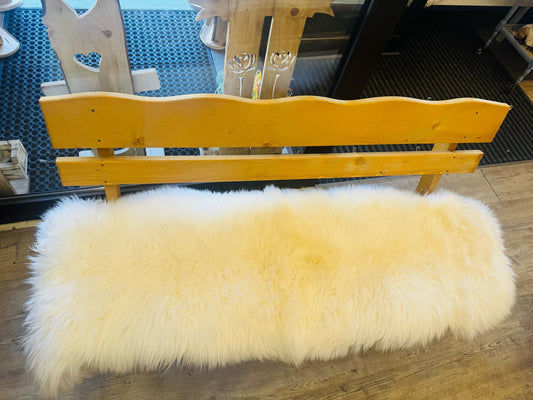 Lammfell Doppelfell weiß