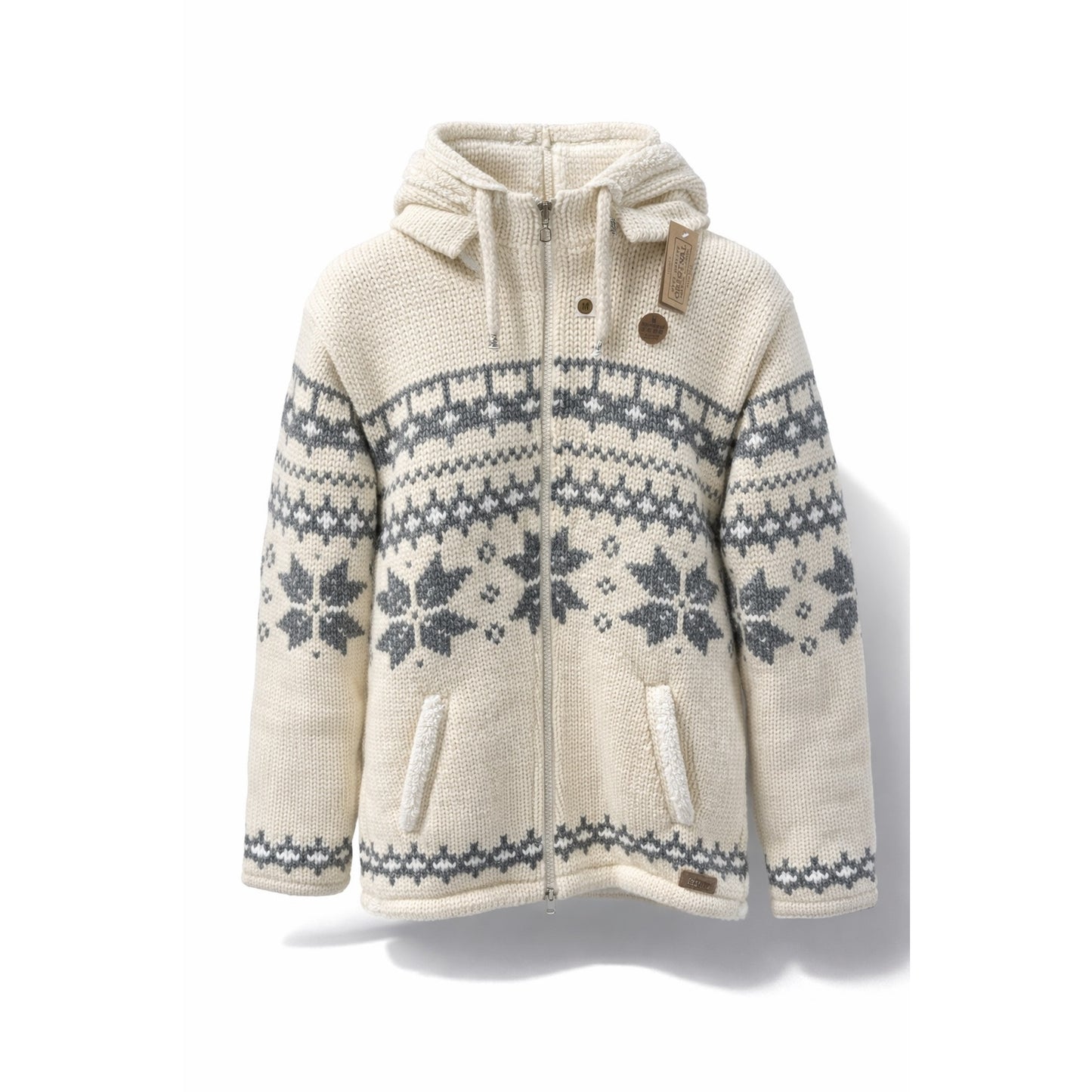 Loisel's Alpaka Wolljacke hell