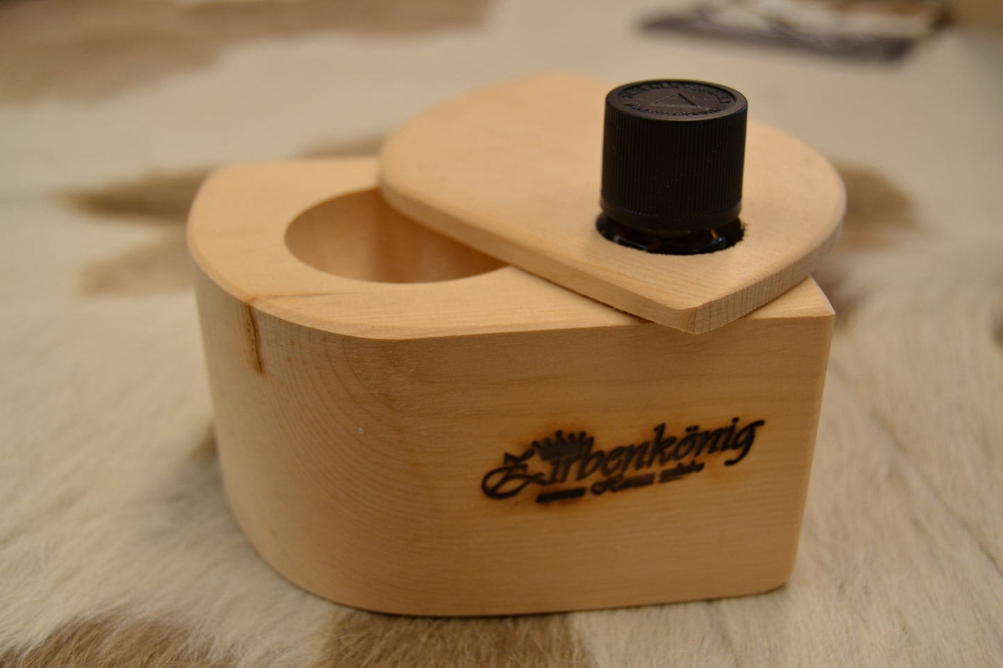 Zirbenschalen-Set, mit 2 runden Ecken und Deckel (Set)