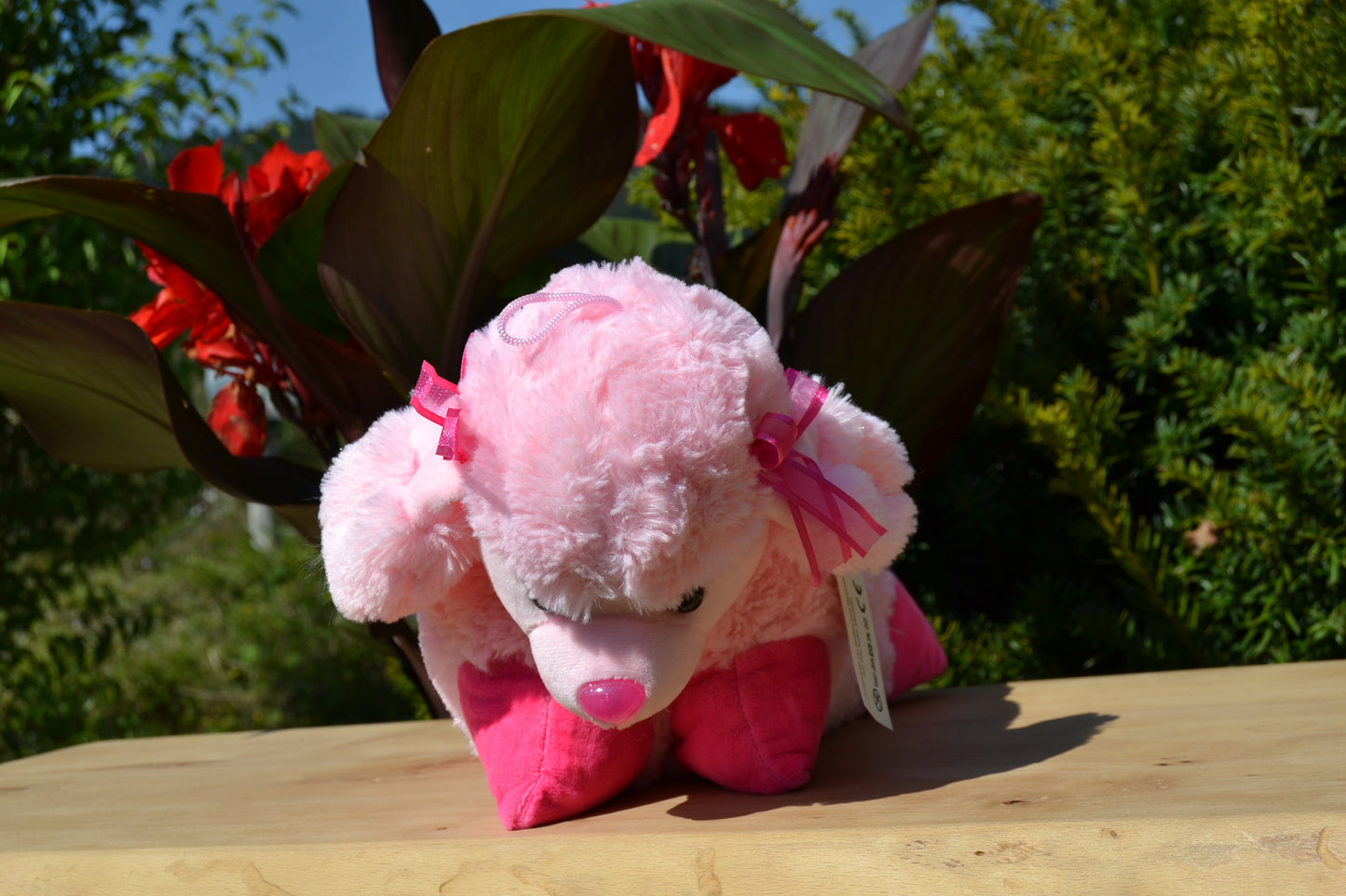 Klappkissen in Tierform "Monty, der Pudel"