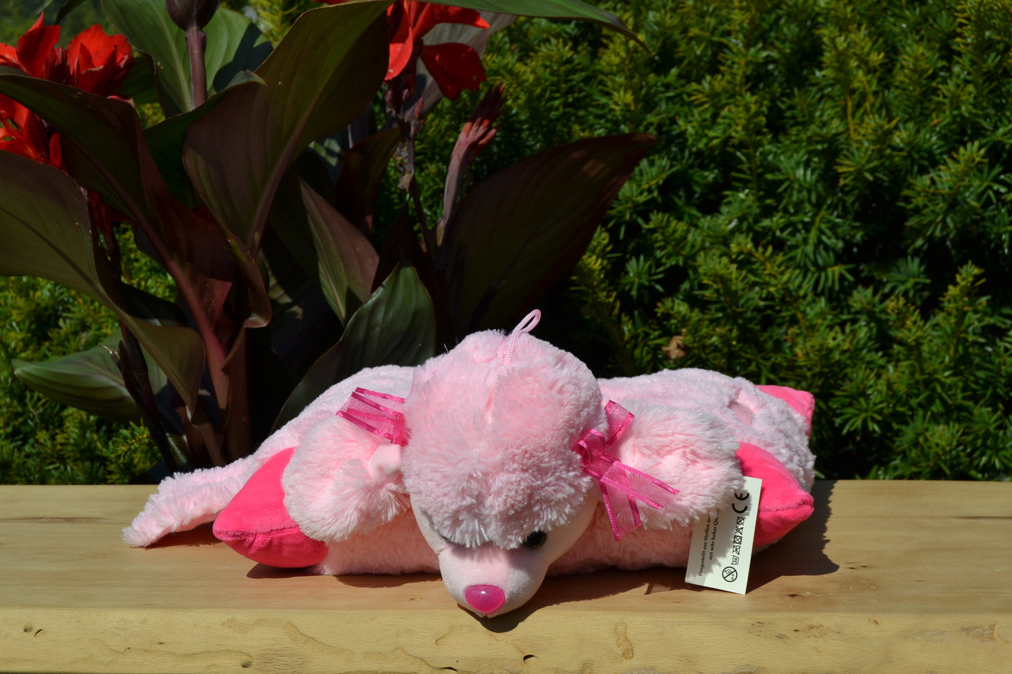 Klappkissen in Tierform "Monty, der Pudel"