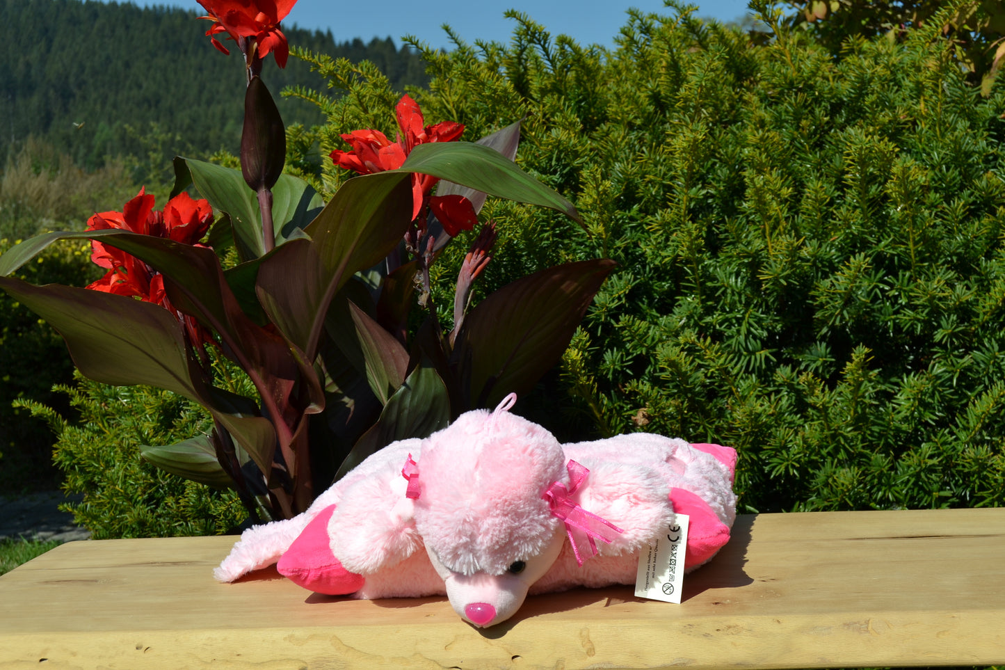 Klappkissen in Tierform "Monty, der Pudel"