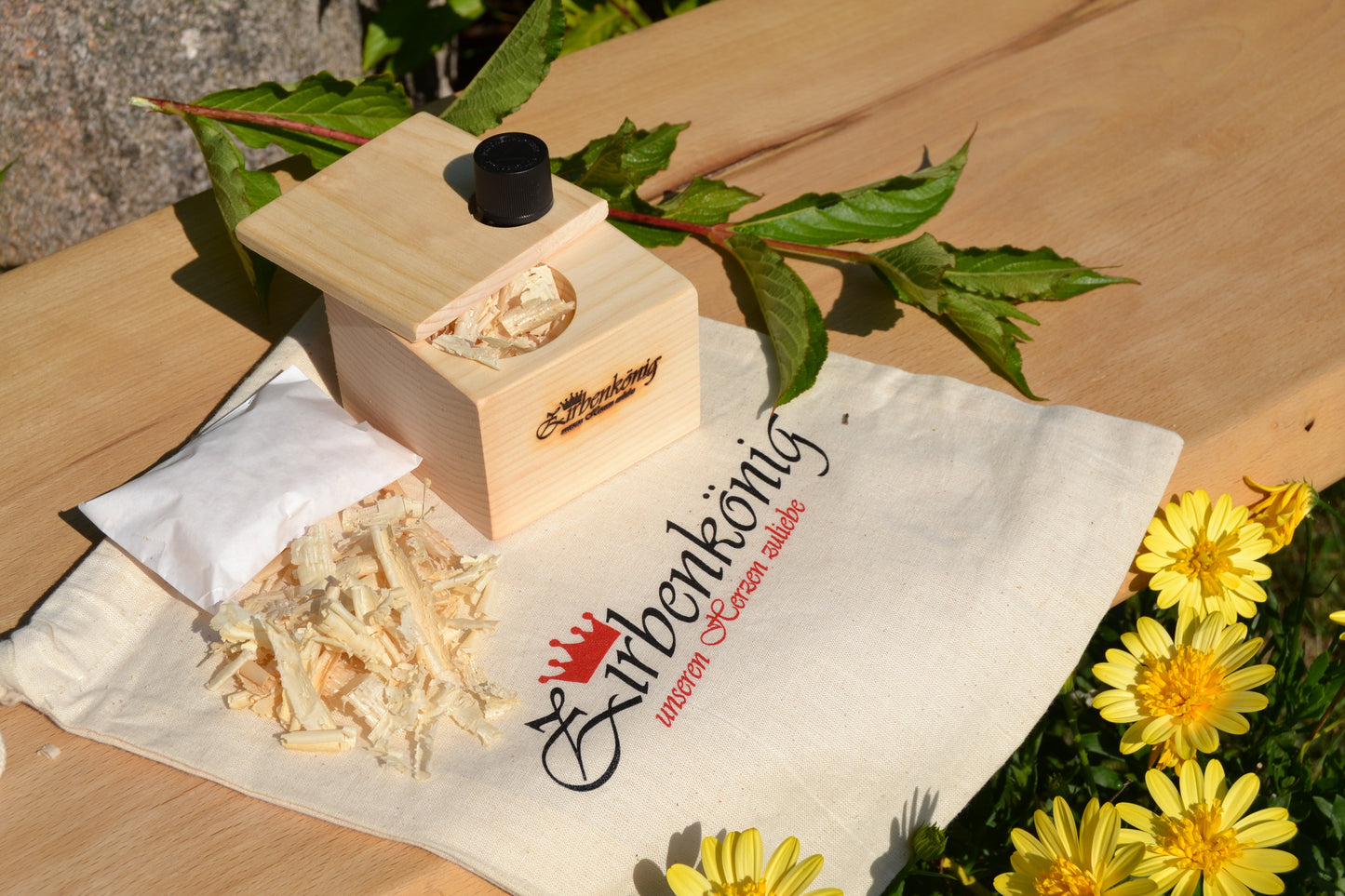 Zirbenwürfel mit oder ohne Deckel (Set)