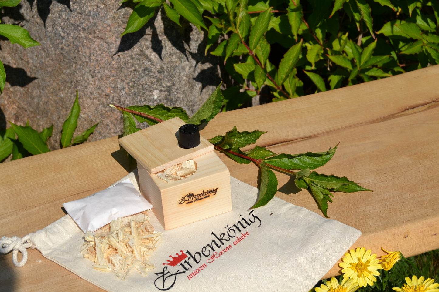 Zirbenwürfel mit oder ohne Deckel (Set)