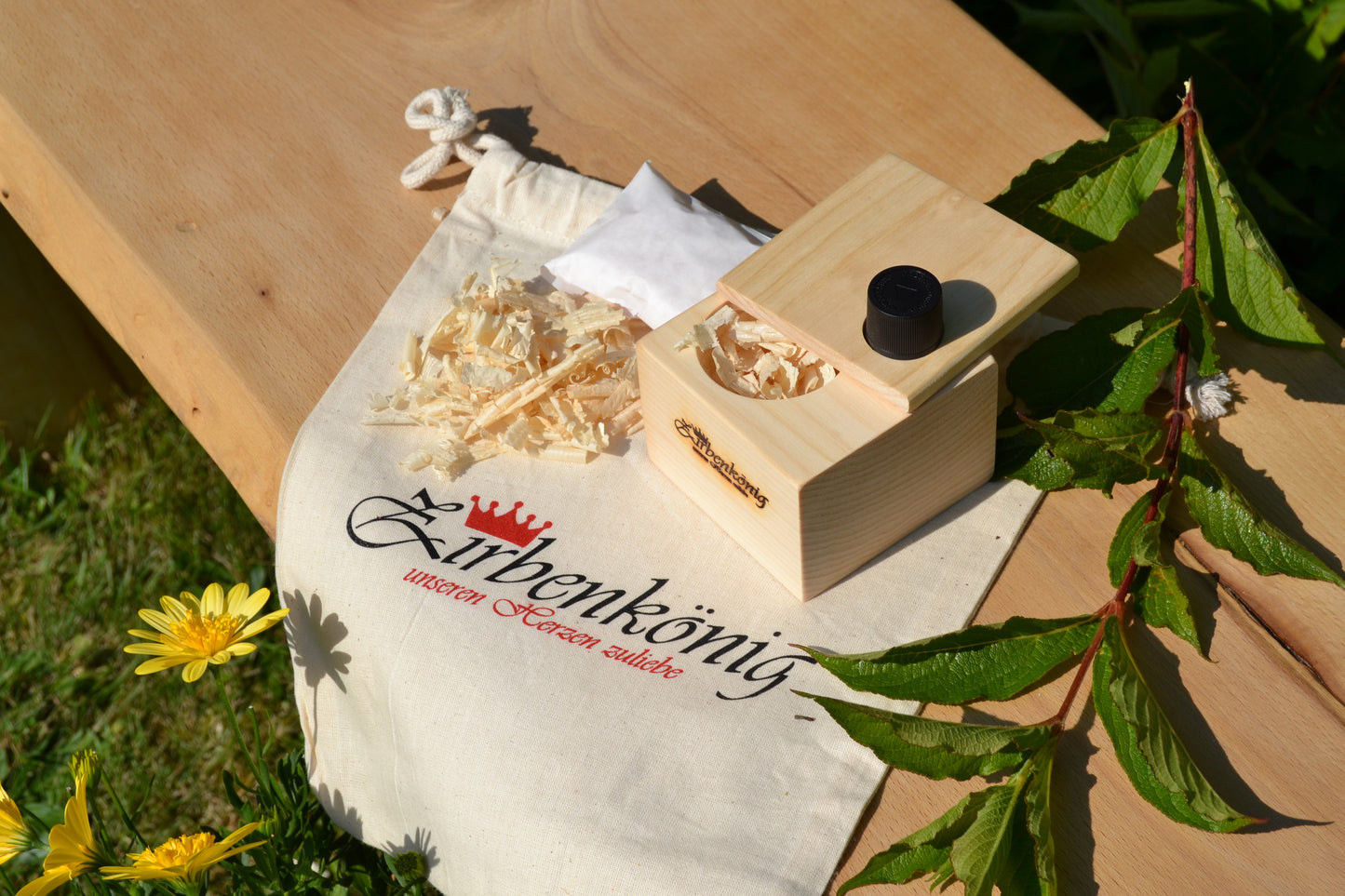 Zirbenwürfel mit oder ohne Deckel (Set)