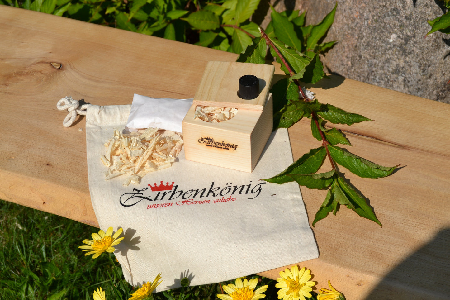 Zirbenwürfel mit oder ohne Deckel (Set)