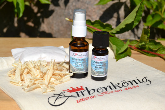 Zirbenöl (10 ml), Zirbenspray (20 ml)