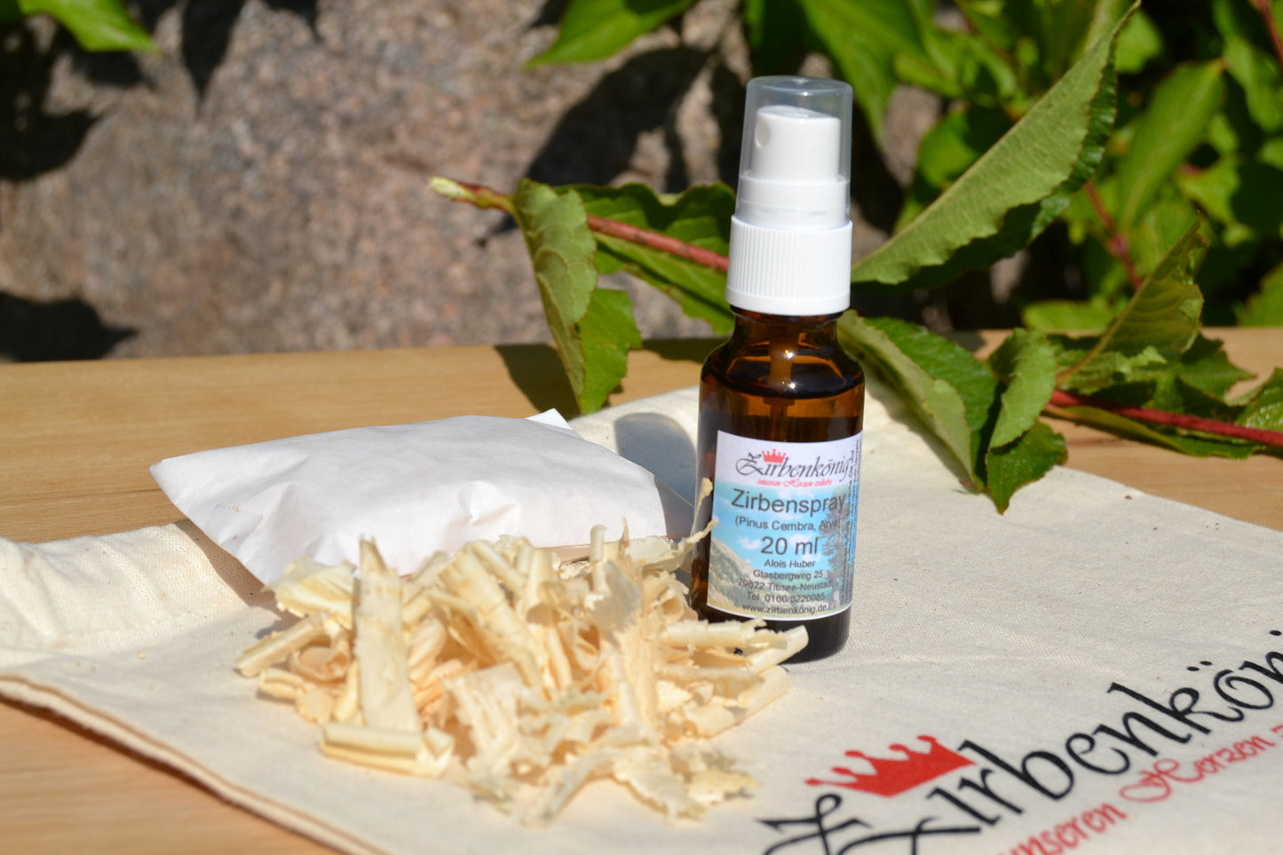 Zirbenöl (10 ml), Zirbenspray (20 ml)