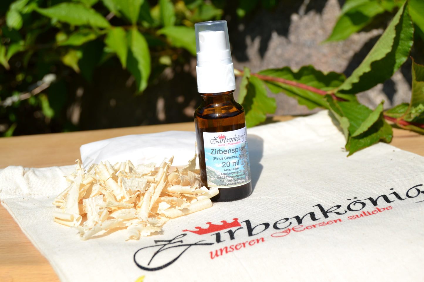 Zirbenöl (10 ml), Zirbenspray (20 ml)