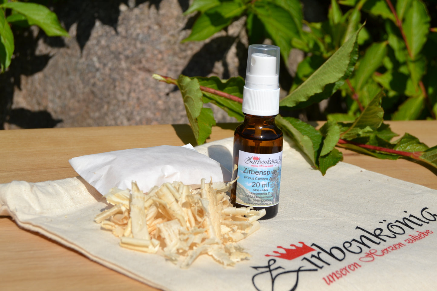 Zirbenöl (10 ml), Zirbenspray (20 ml)