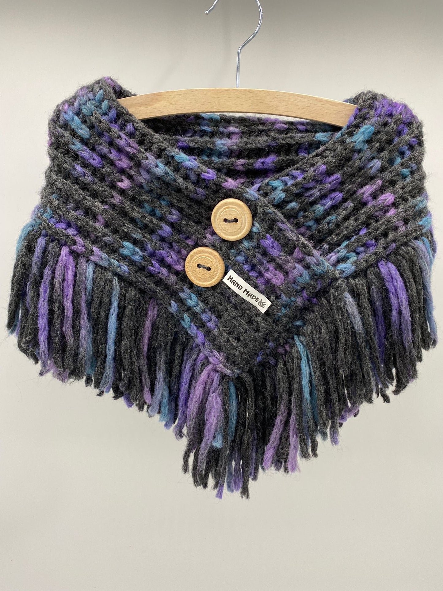 Handgemachter Schafwoll-Loop aus Merino-Wolle