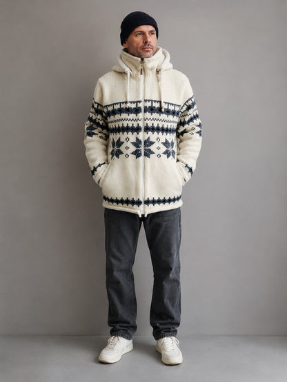 Loisel's Alpaka Wolljacke hell