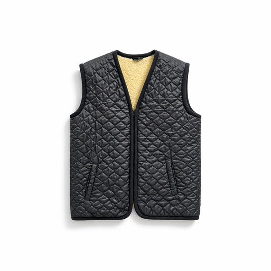 Gesteppte Weste mit Schafwoll-Innenfutter