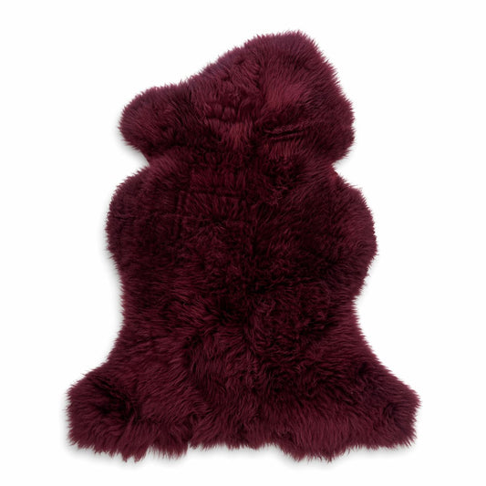 Bordeauxrotes Lammfell Nr. 10