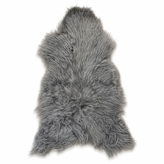 Geflecktes Lammfell Nr.1 *GREY*