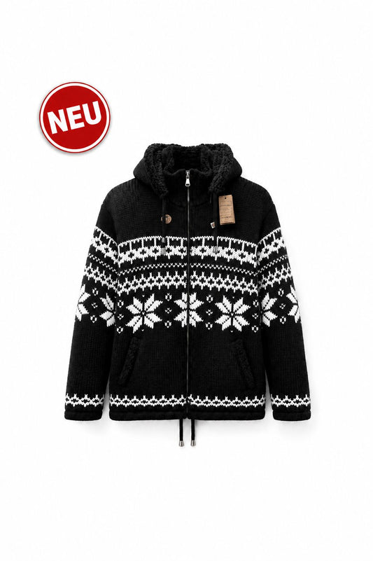 Loisel's Alpaka Wolljacke “Schwarz”