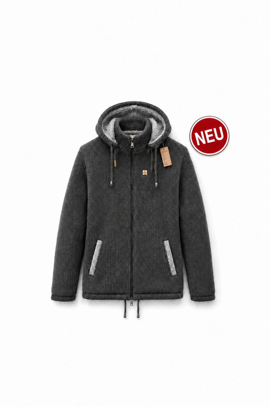 Loisel's Alpaka Wolljacke/Anthrazit