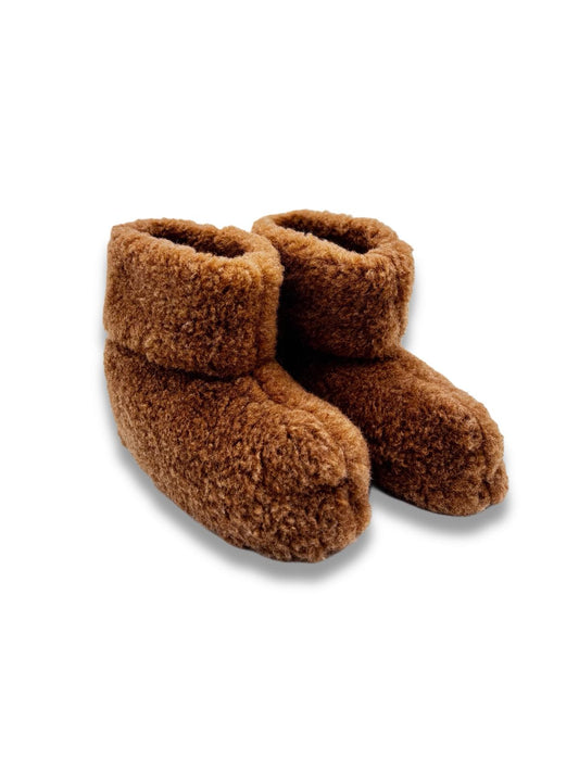 Schafwoll-Hausschuhe 'Caramell'