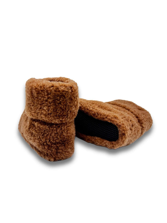 Schafwoll-Hausschuhe 'Caramell'