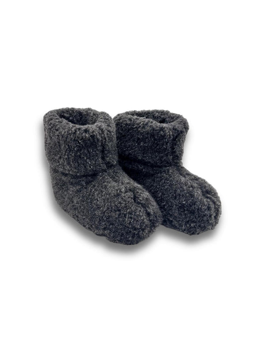 Schafwoll-Hausschuhe 'Anthrazit'