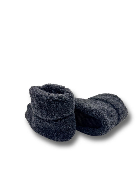 Schafwoll-Hausschuhe 'Anthrazit'