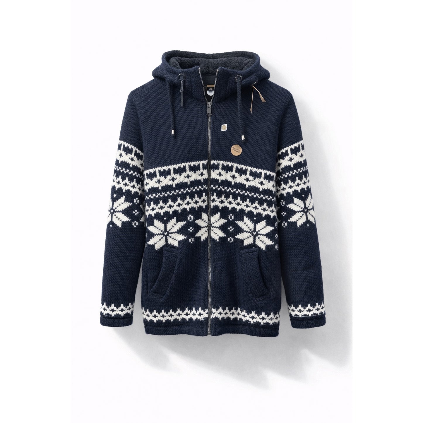 Loisel's Alpaka Wolljacke marineblau