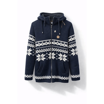 Loisel's Alpaka Wolljacke marineblau