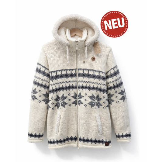 Loisel's Alpaka Wolljacke hell
